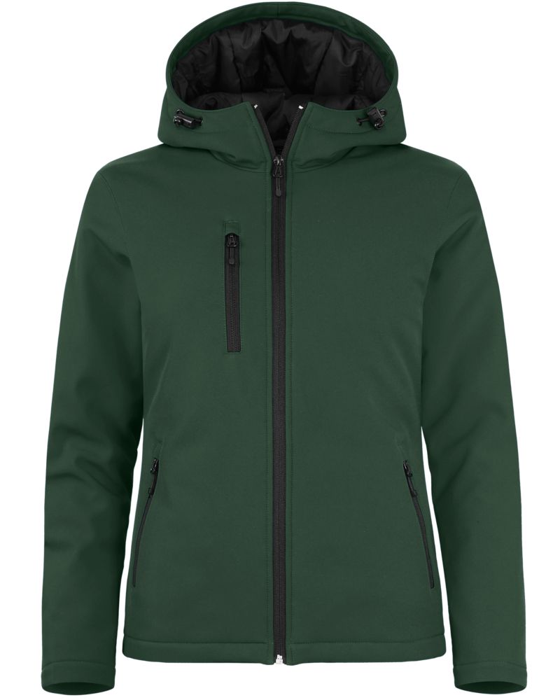 Clique Equinox Insulated Softshell Womens Full Zip Hooded Jacket 20