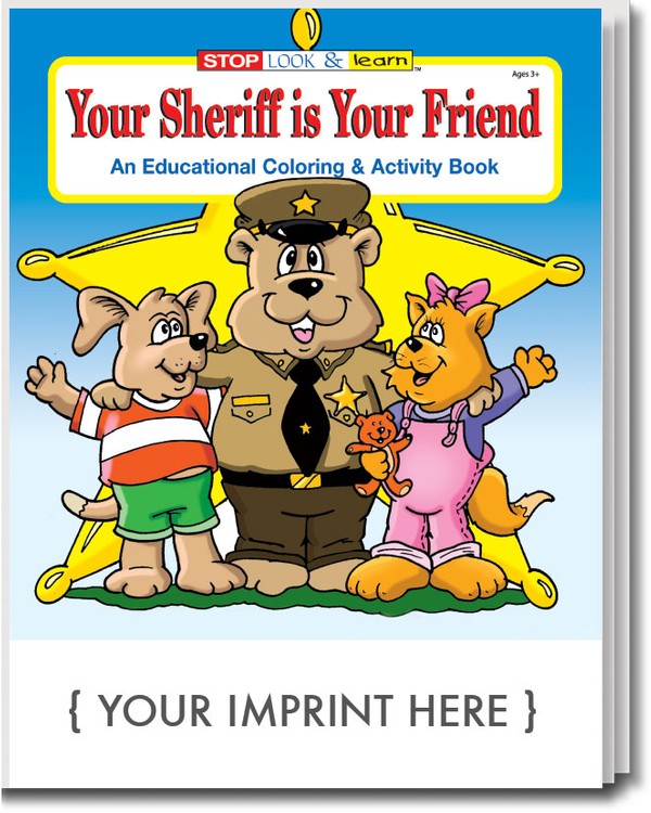 COLORING BOOK - Your Sheriff is Your Friend Coloring & Activity Book 6