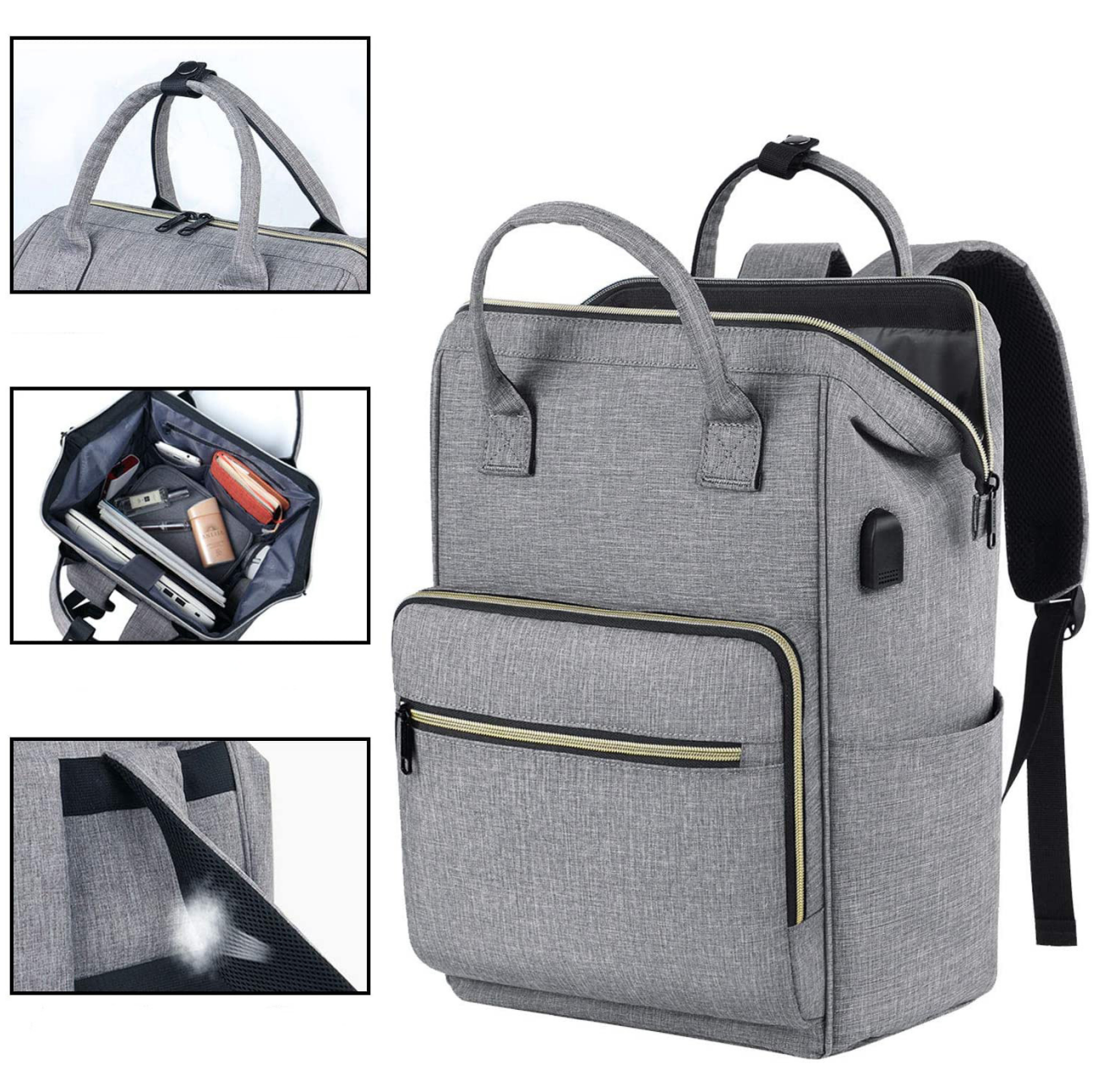 Travel Laptop Backpack With Usb Charging Port 3