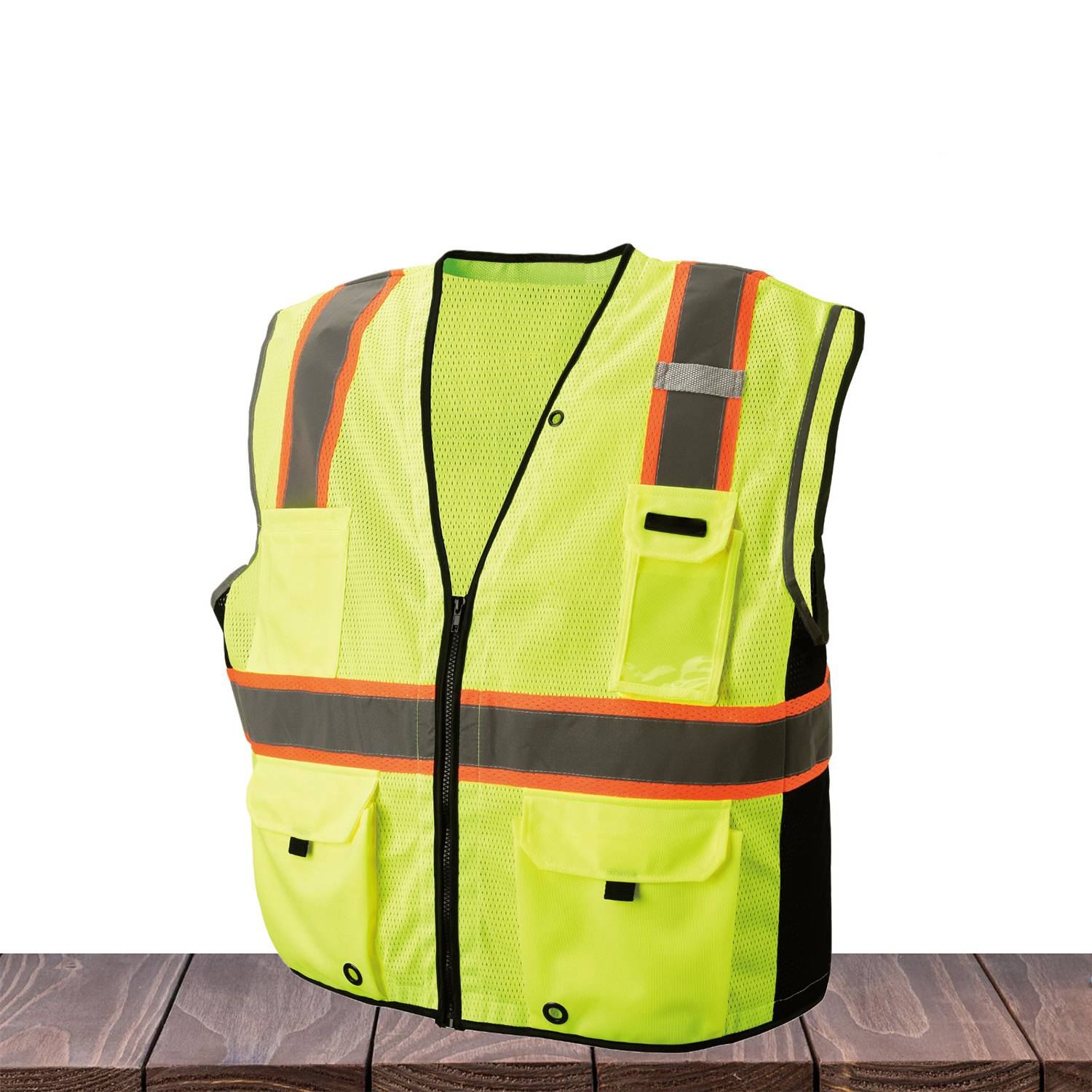 Polyester Breathable Mesh Reflective Vest 2