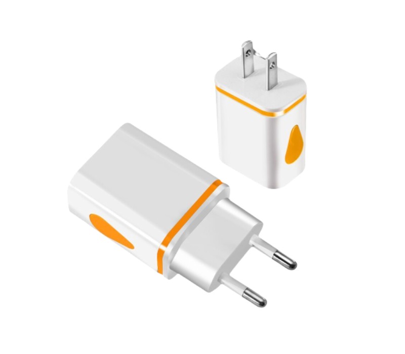 Colorful Dual Port USB Wall Plug Charger 9