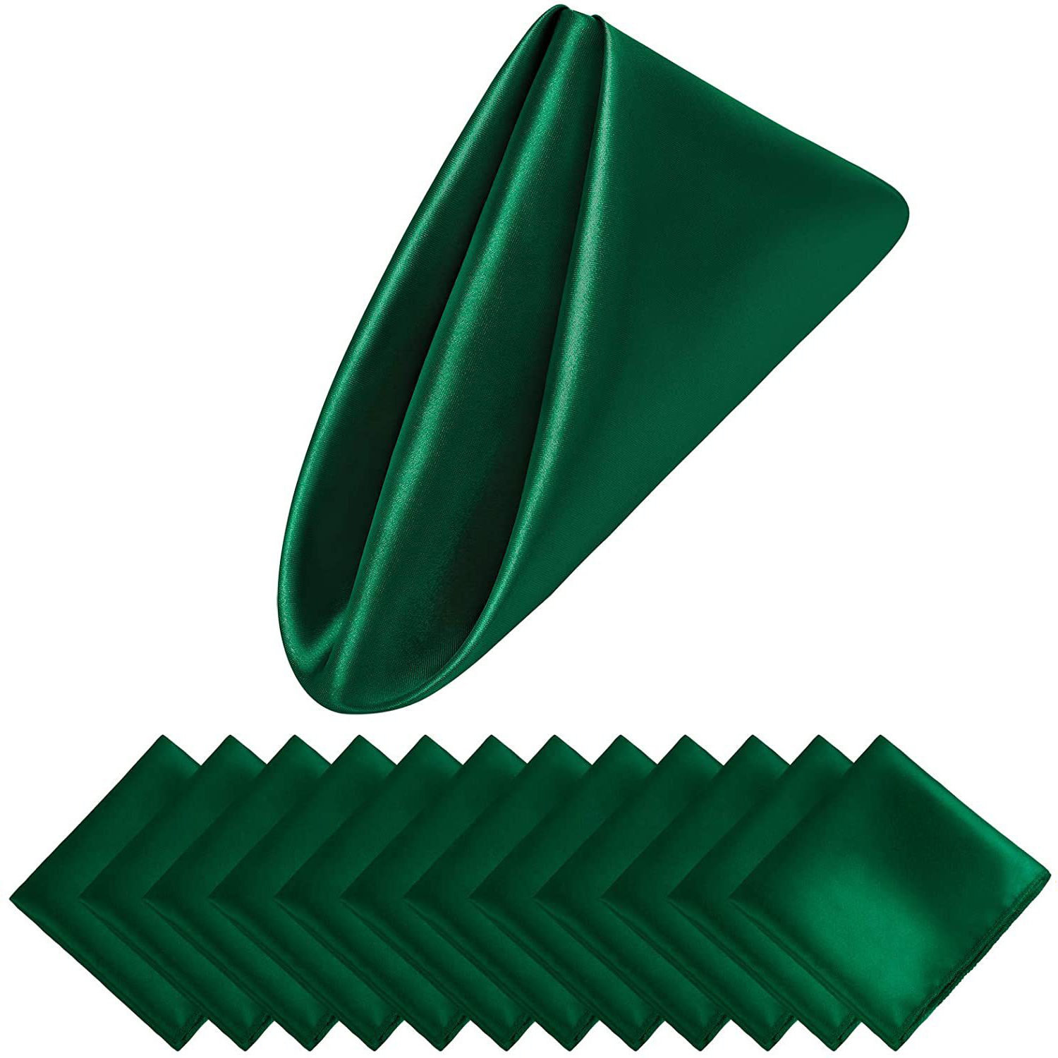 17"x17" Washable Hotel Restaurant Polyester Dinner Napkins 18