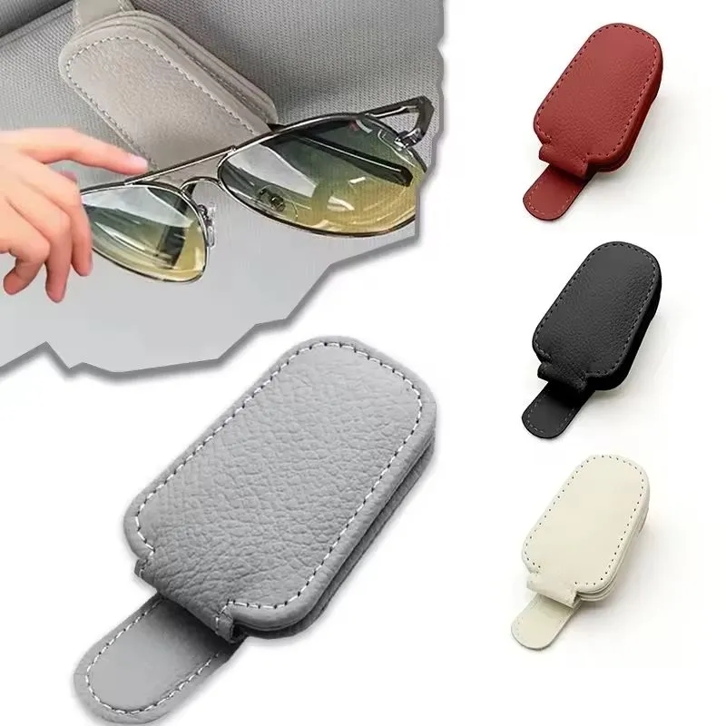 Magnetic Leather Sunglasses Holder 8
