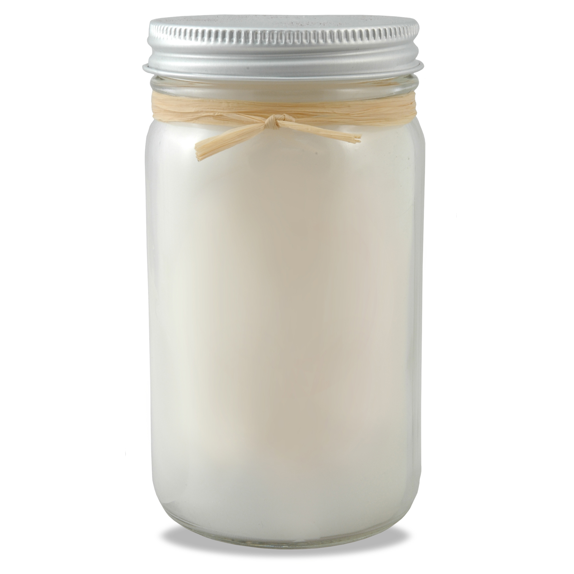 8 oz Clear Mason Jar Candle with Lid