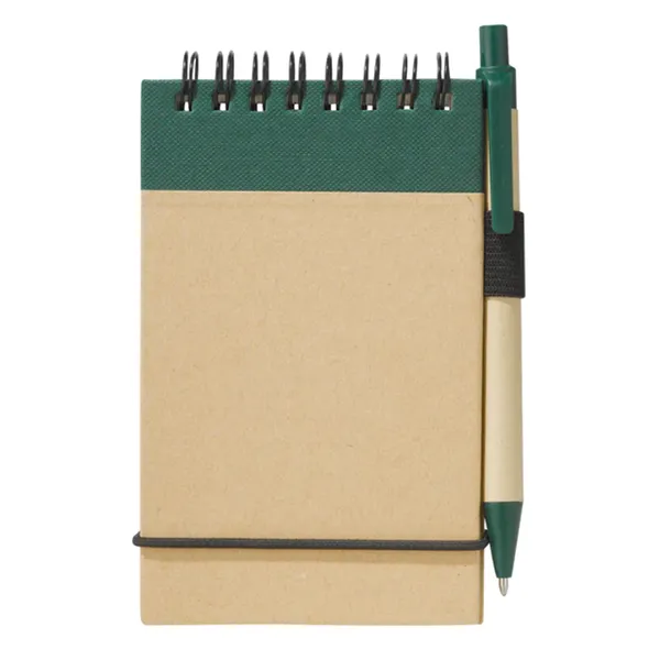 Recycled Spiral Jotter with Pen - 4X5 5