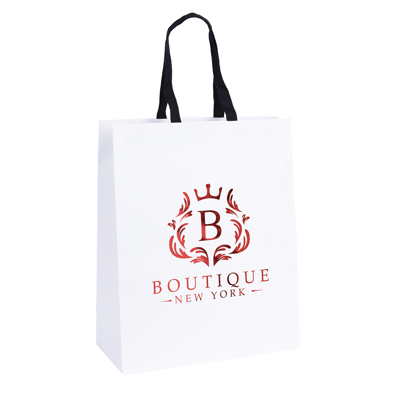 Teak - Woven Handle White Eurototes - Foil Print 1