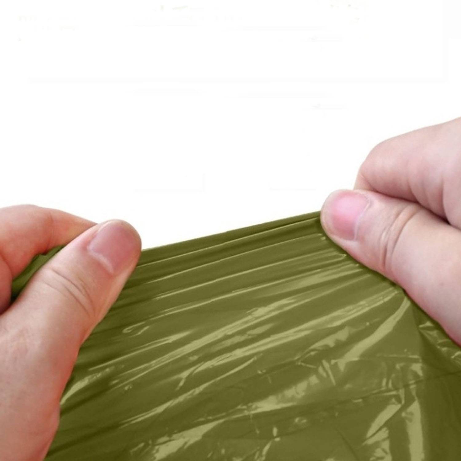 Lightweight Reusable PE Aluminum Plated Film Raincoat 4