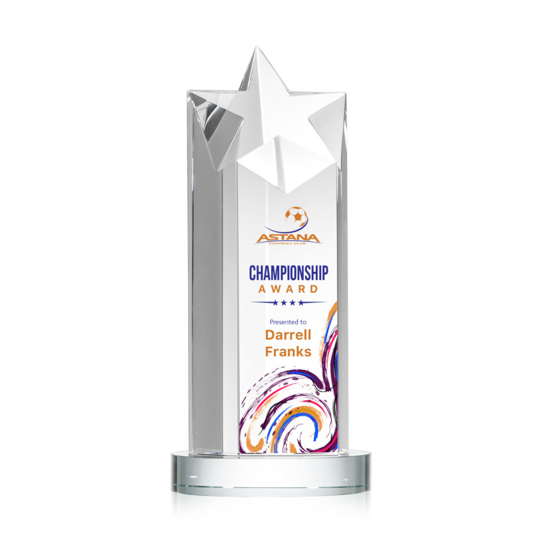 Berkeley VividPrint™ Award on Condor Base - Clear 5