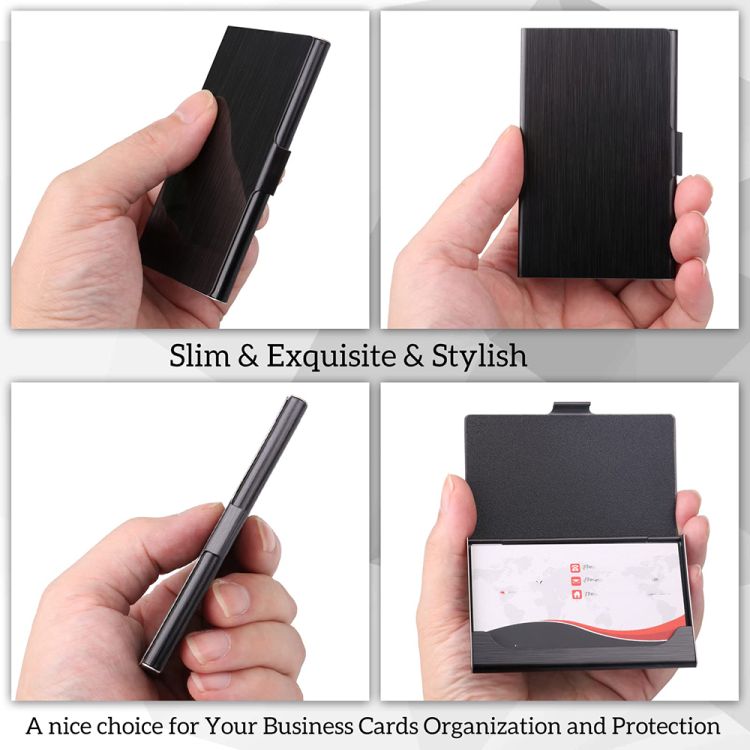 Slim Business Card Case for Men & Women 3