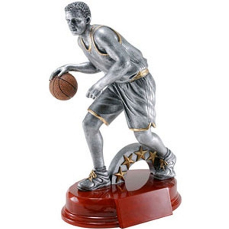 9-1/4" Basketball-Male Resin Figure 1