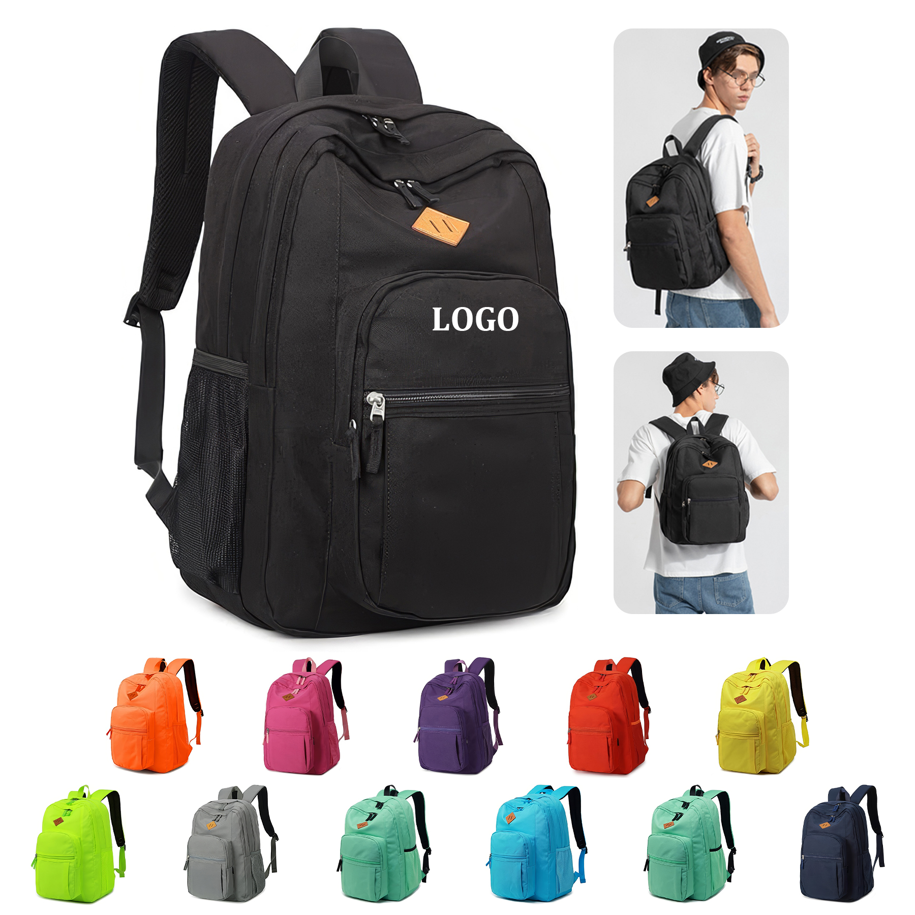 School Water Resistant Bookbag 1