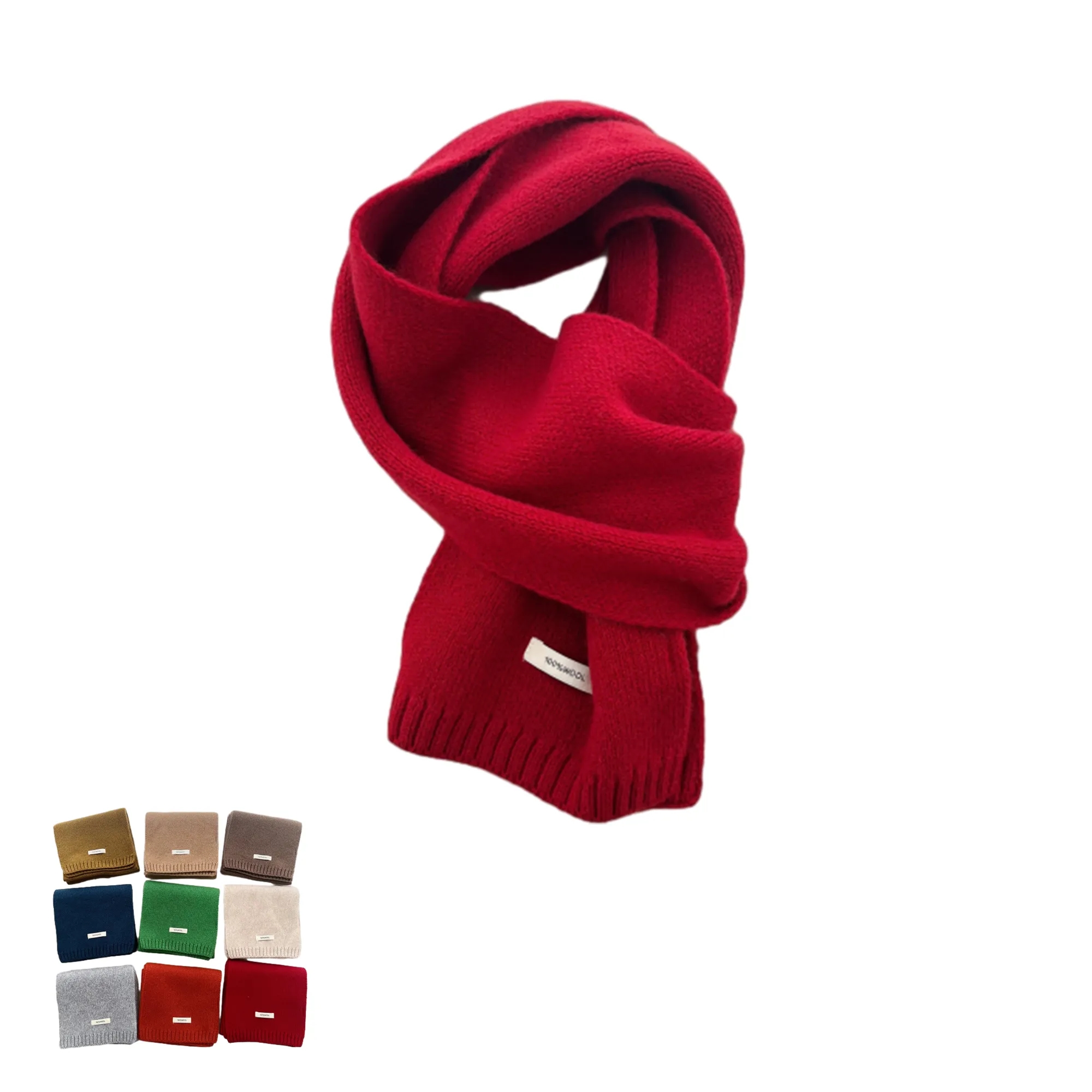 100% Wool Winter Warm Scarf