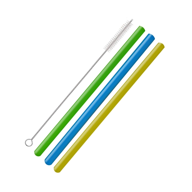 Straight Silicone Straw 3