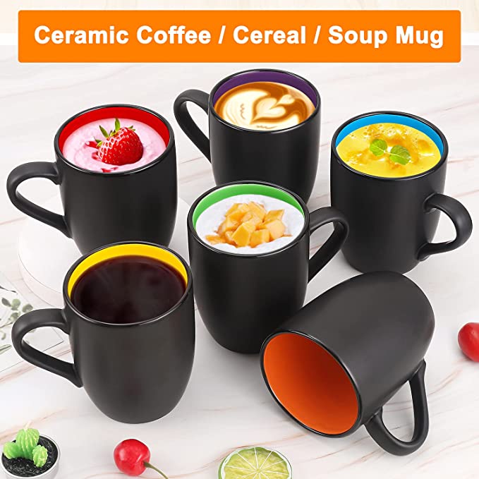 16 oz. Bistro Ceramic Coffee Cups 2