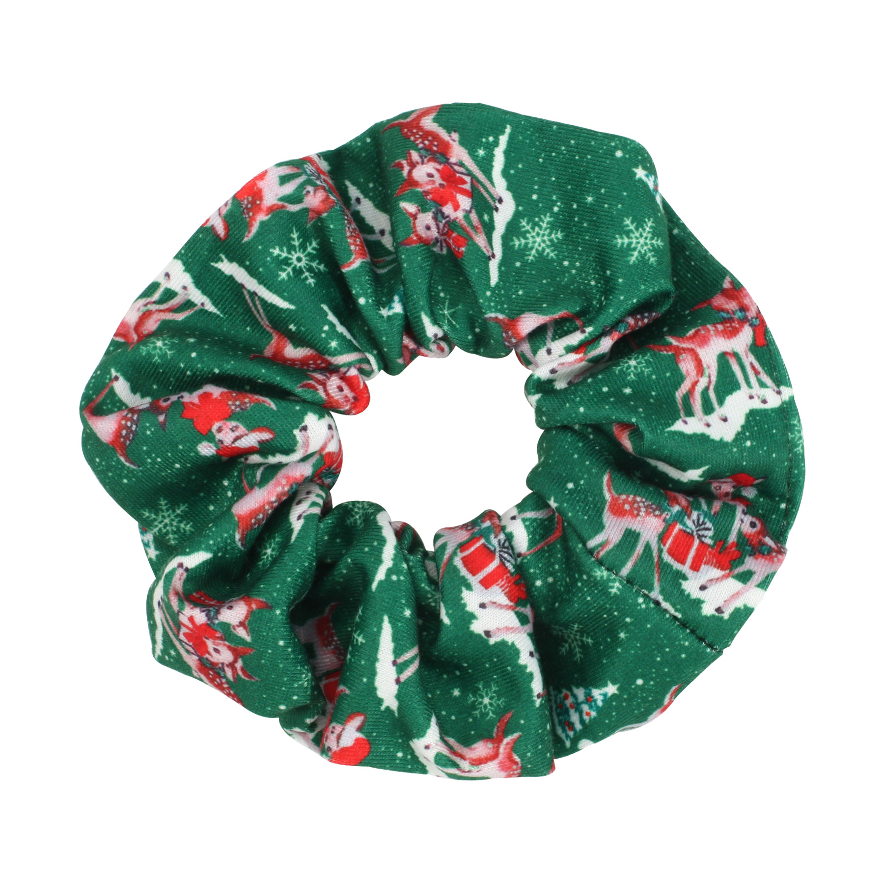 Full Color Printed Satin Silk Hair Scrunchies 31