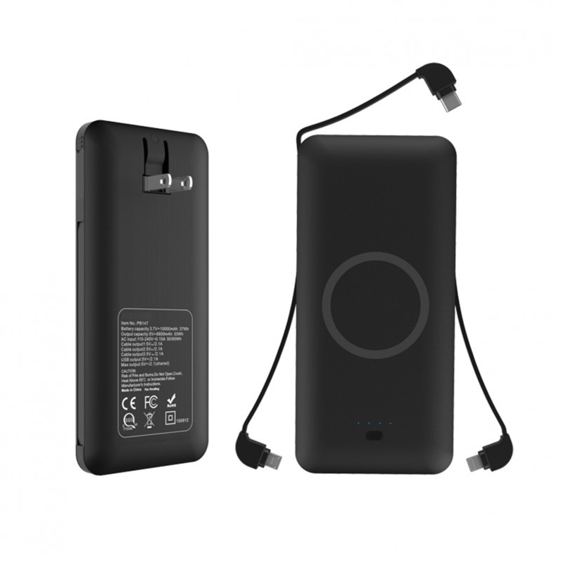 Chi-Charge Plus - 5,000 mAh Universal Power Bank with Wireless Charging 11