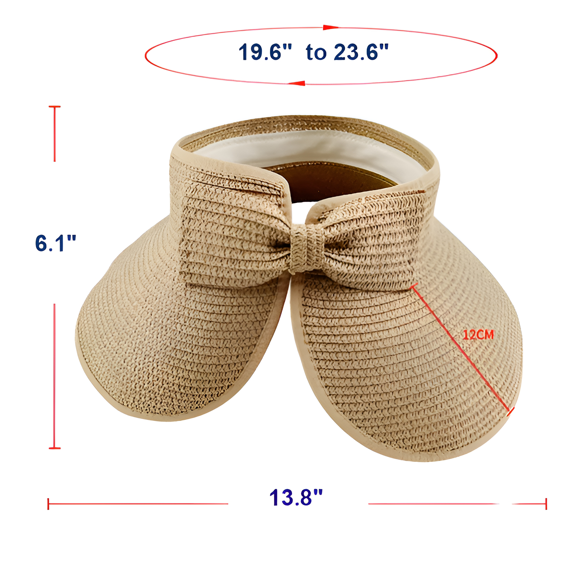 Straw Sun Visor Hats 2