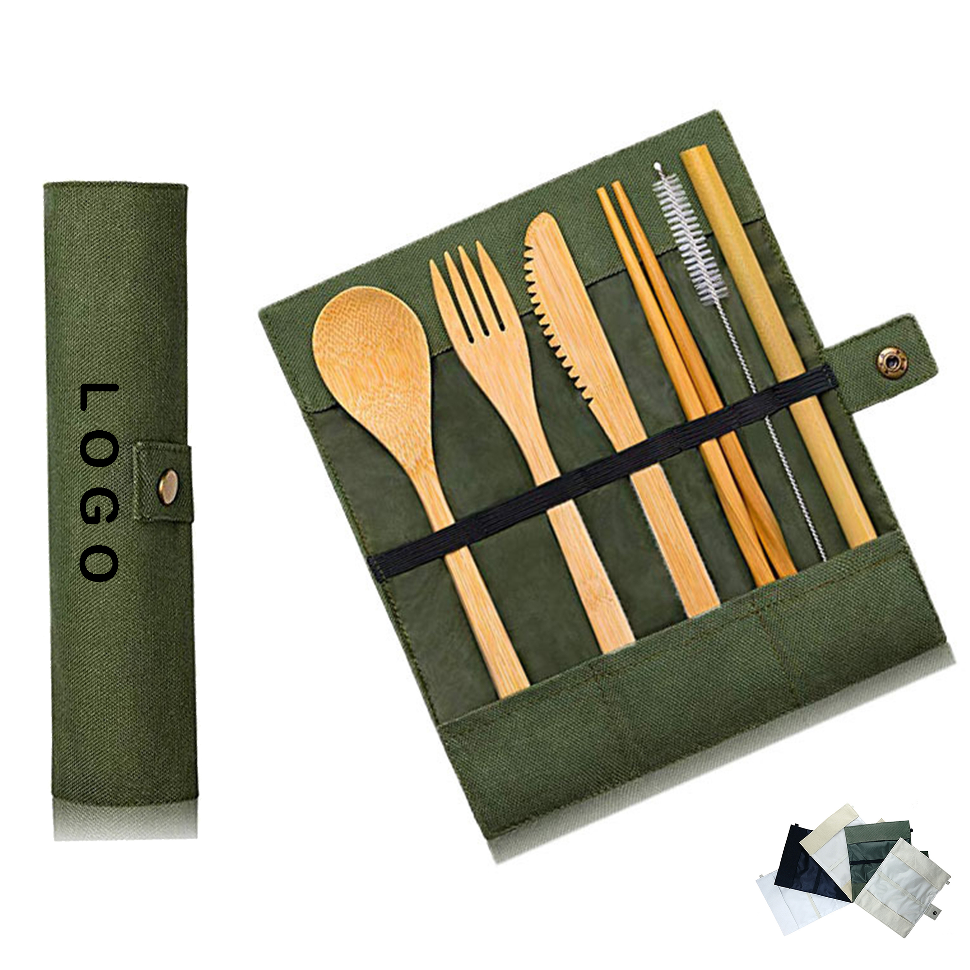 Eco Bamboo Dining Utensil Set 2