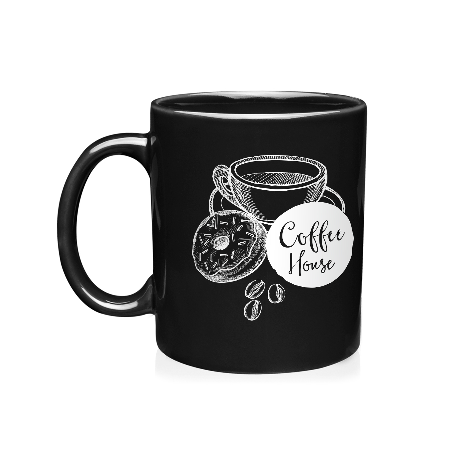 11 oz. Ceramic Custom Mug (1 Color Imprint) 15