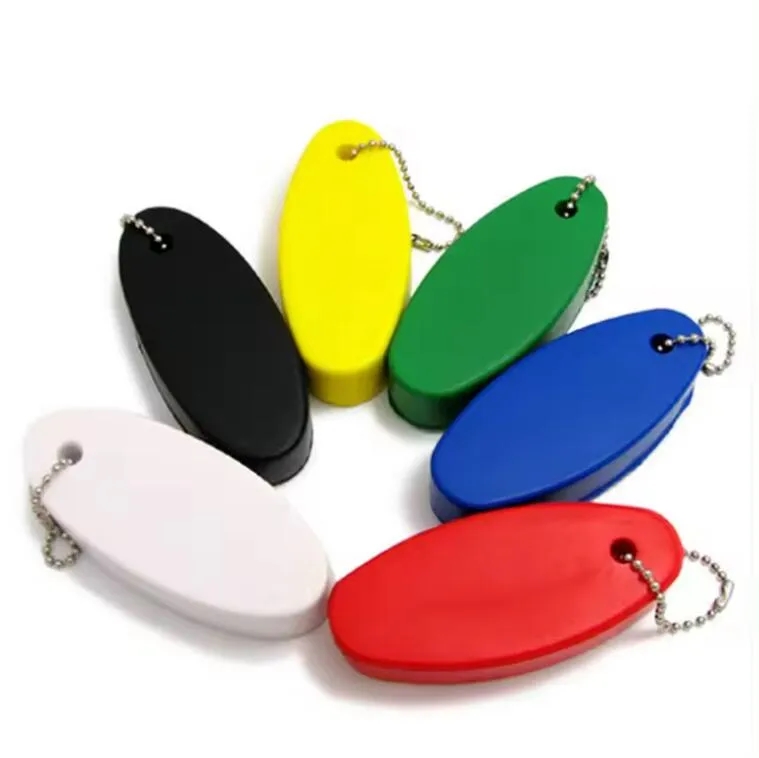 Oval PU Float Keychain 6