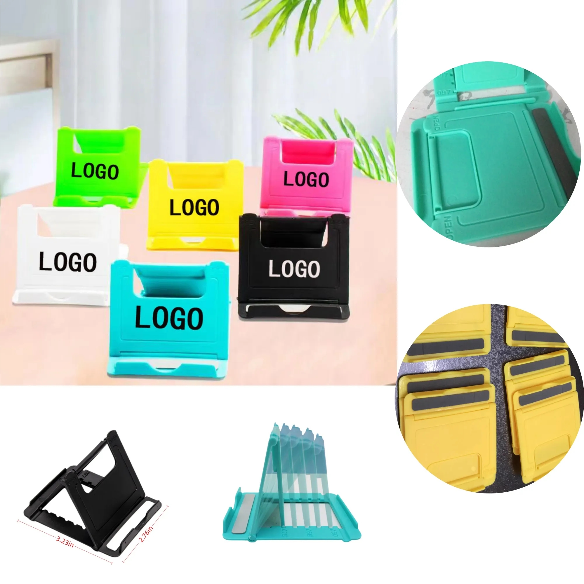 Customizable portable lazy phone holder