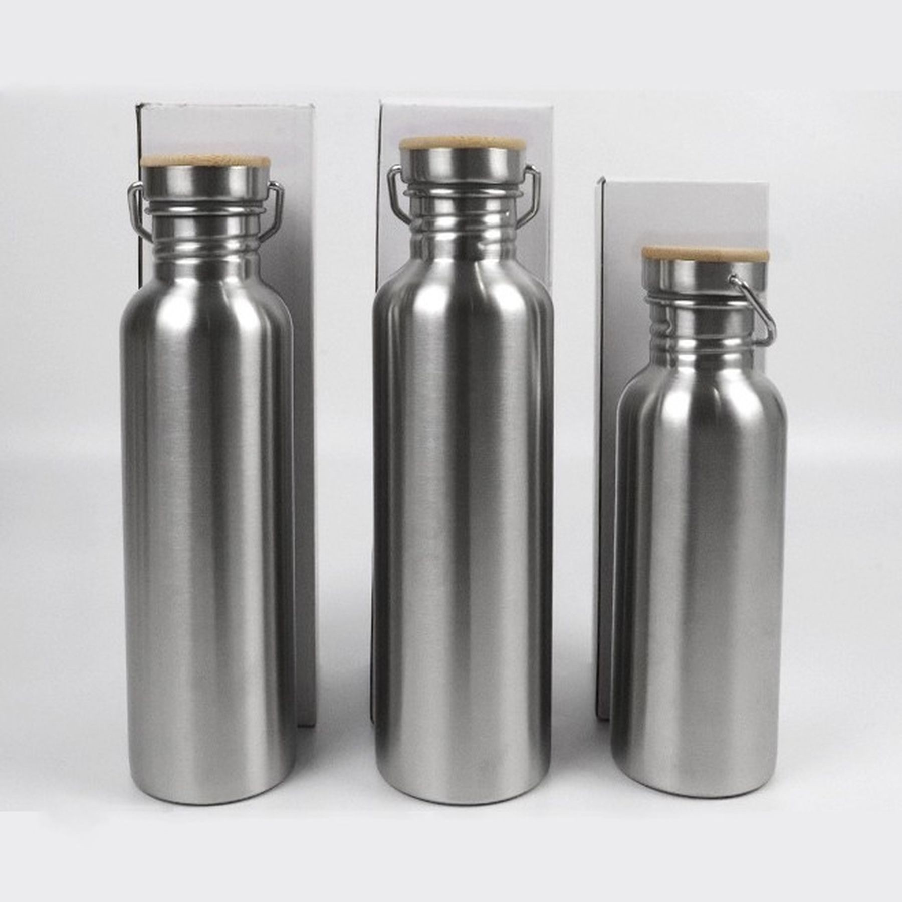33 Oz Food Grade Single Walled Stainless Steel Water Bottle, custom water bottle with logo imprint 3