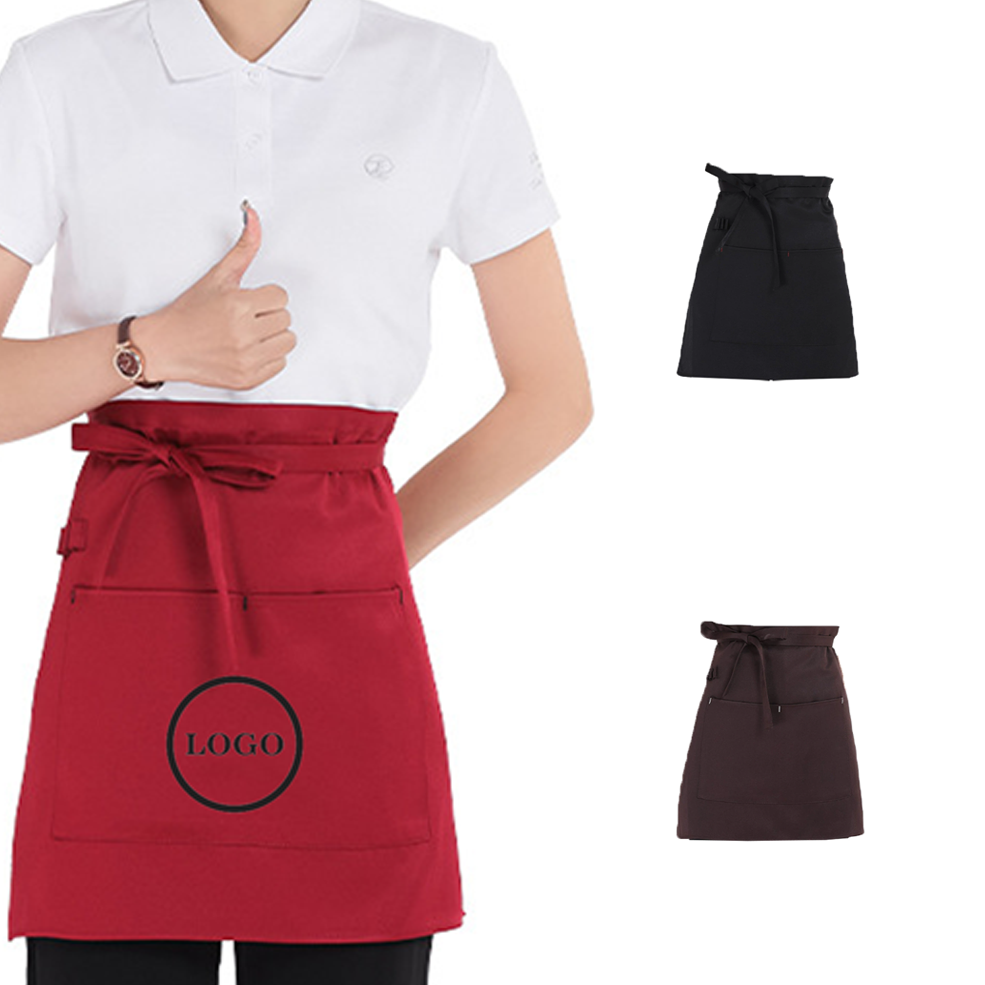 Service Handy Half Waist Apron&Pocket 2