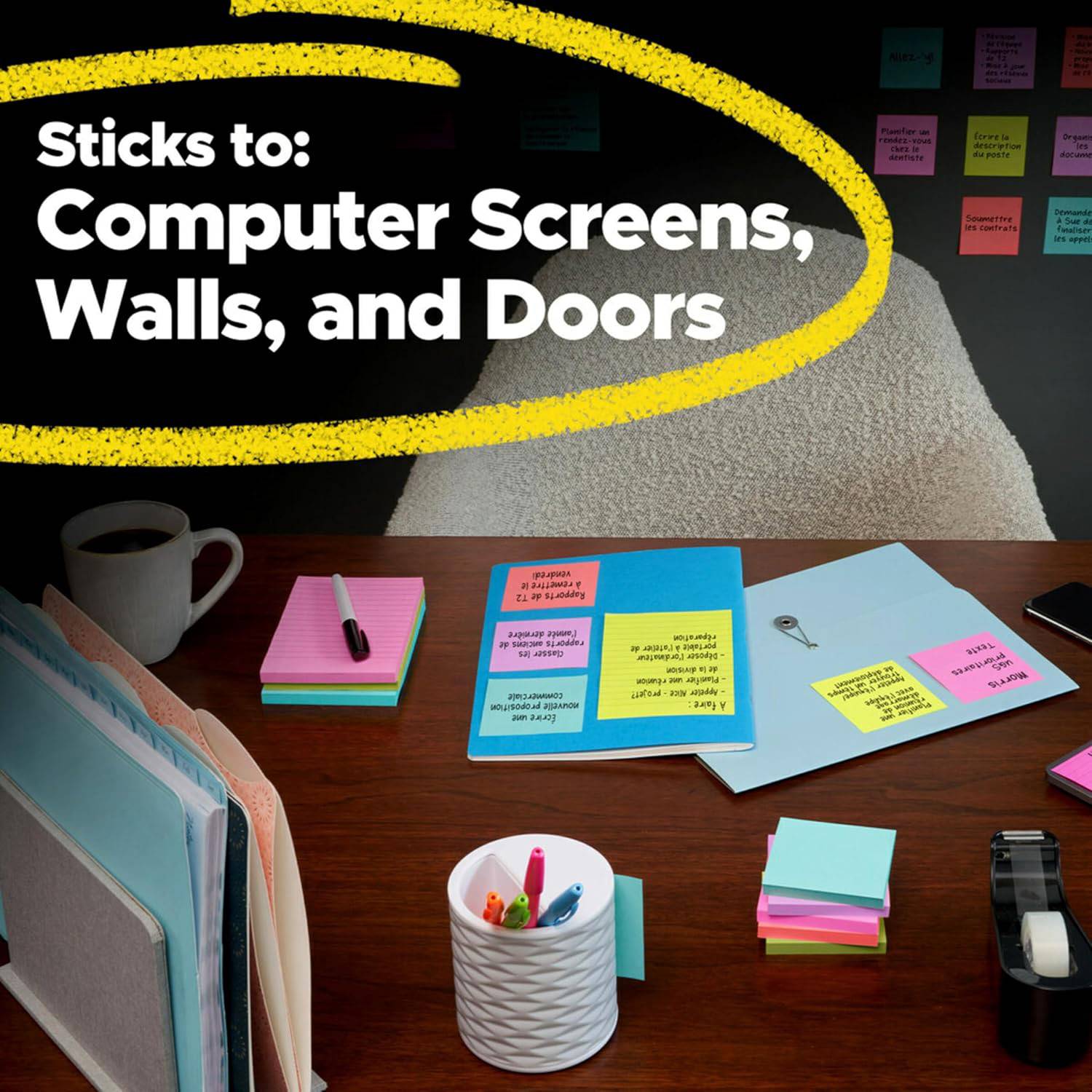 15 Pads Colorful Tearable Sticky Notes 5