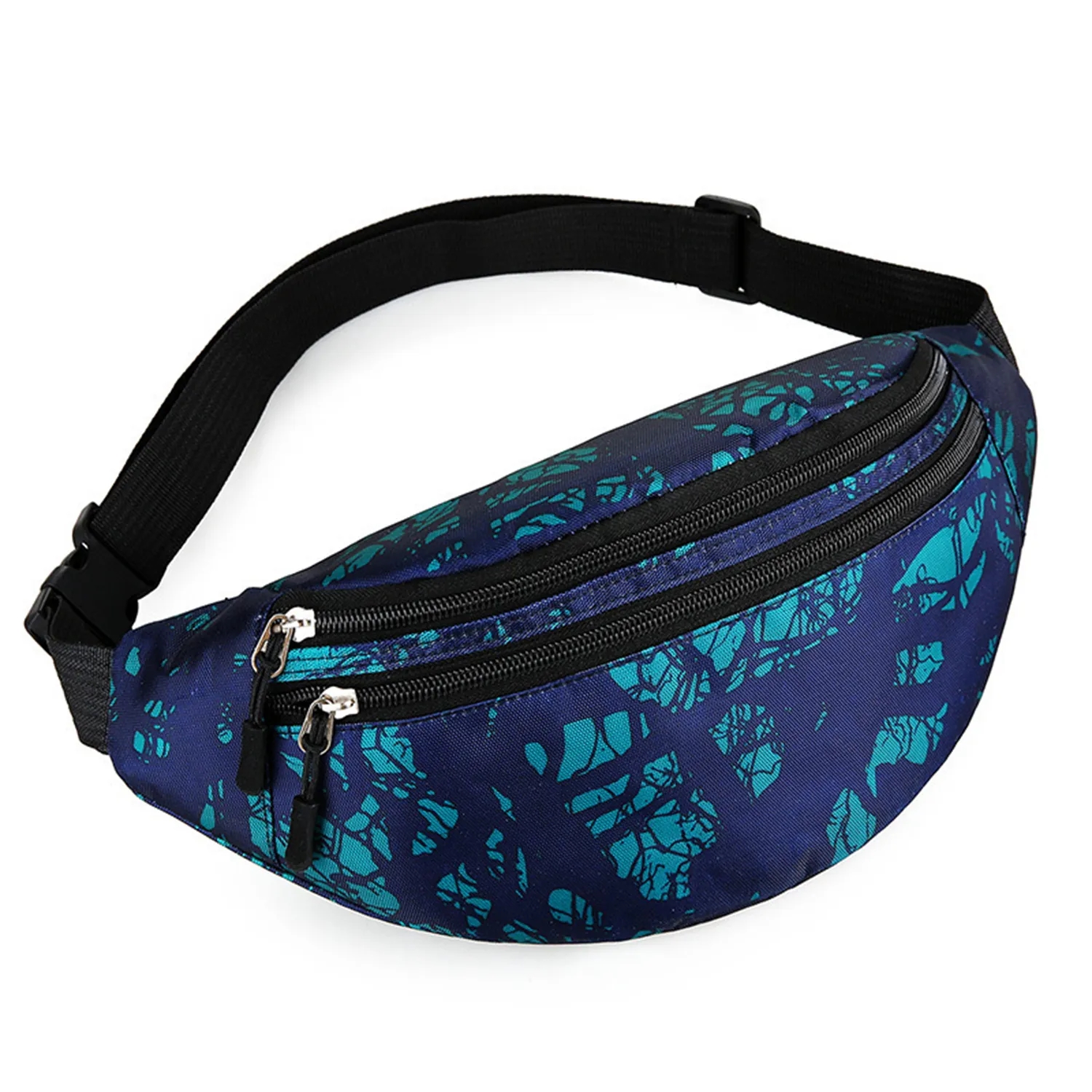 3 Zipper Waist Pack w/ Full Wrap Sublimation Fanny Bag 12