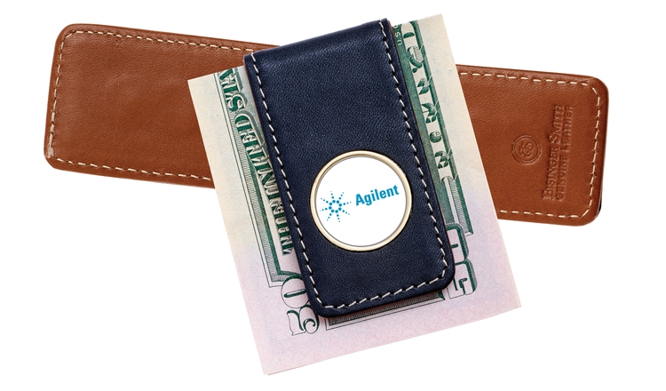 Two-Tone Leather Money Clip 2