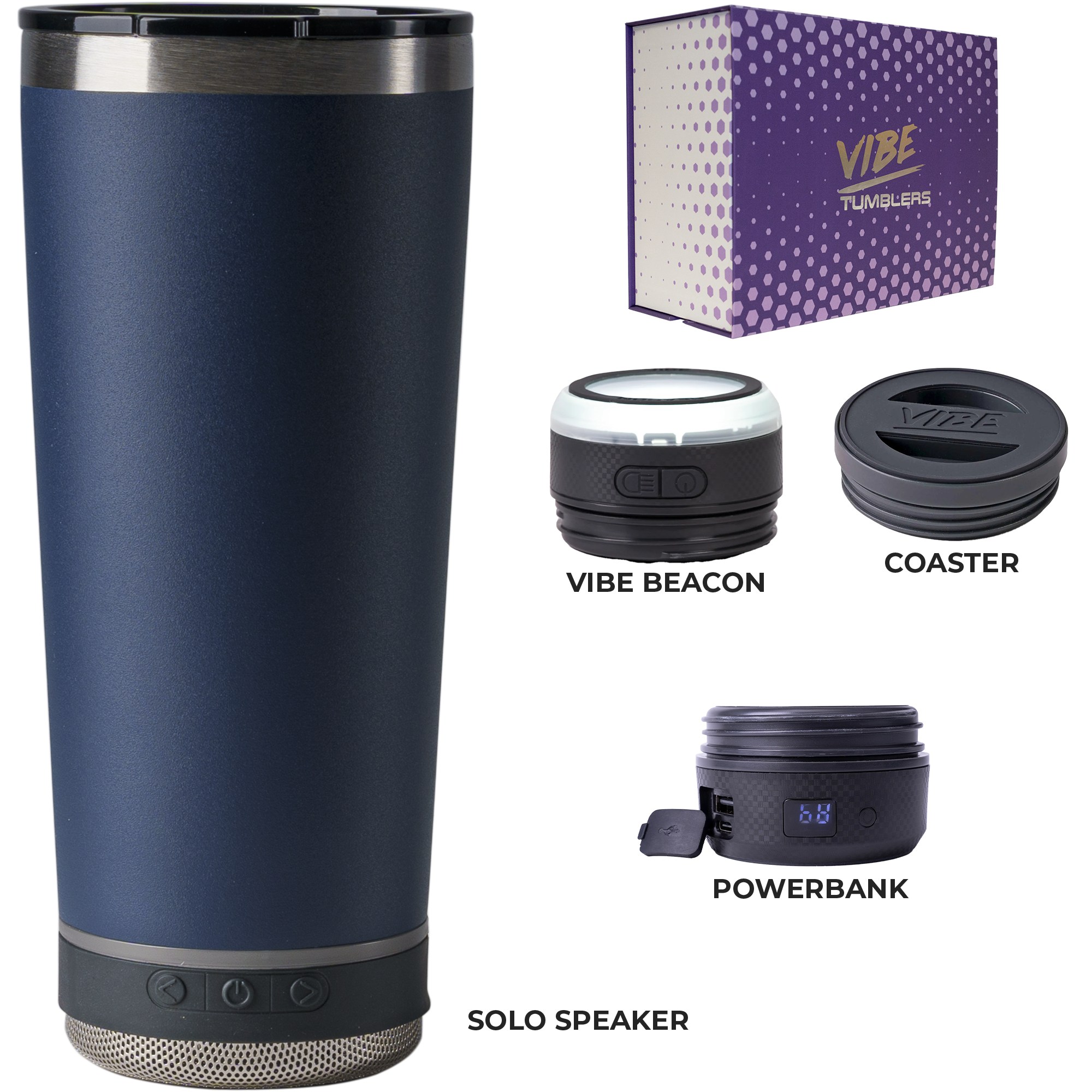 Go Caddy Vibe 18 oz Tumbler Kit 15