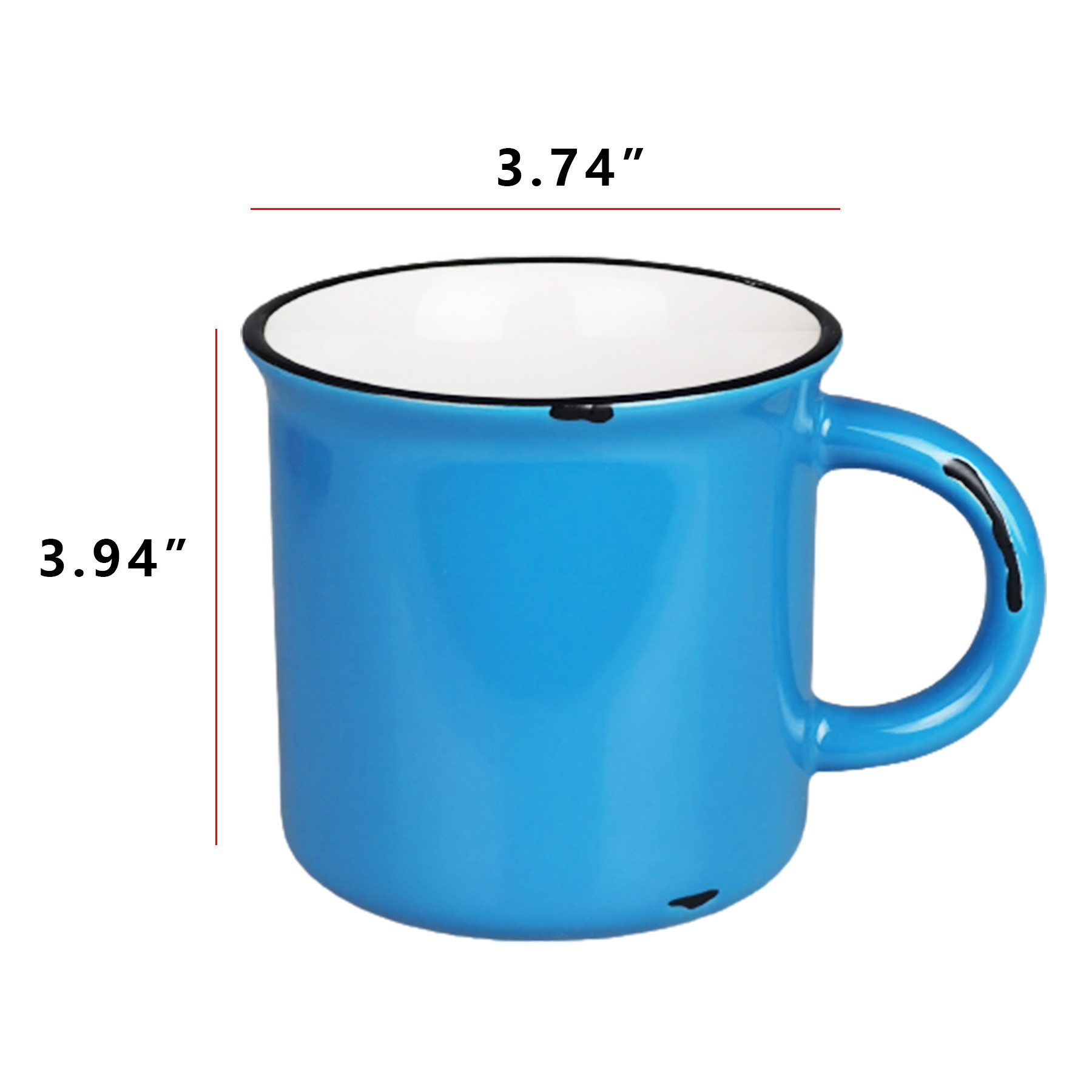 14Oz.Ceramic Imitation Enamel Mug 5