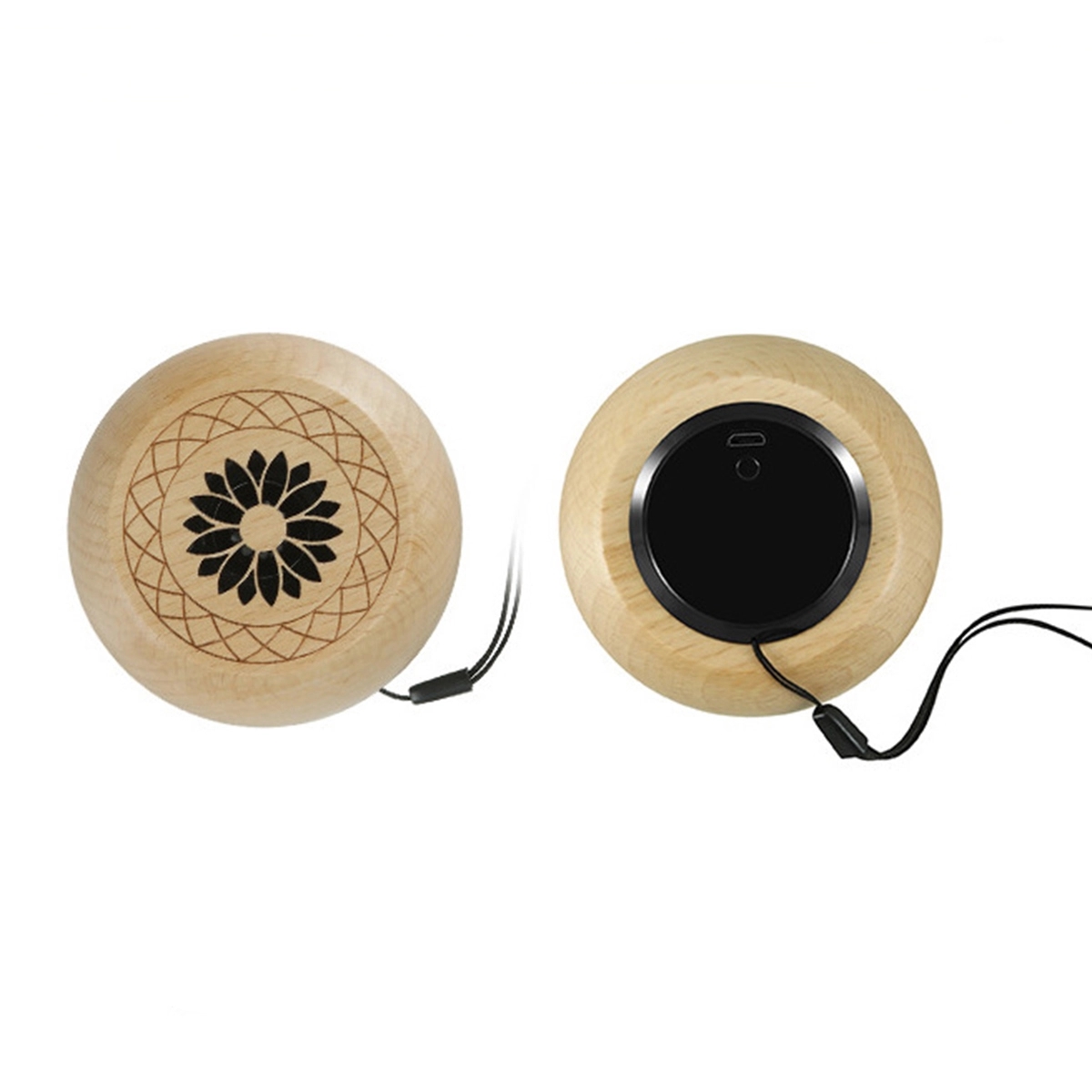 Wood Wireless Blue tooth Portable Speaker 5.0 4