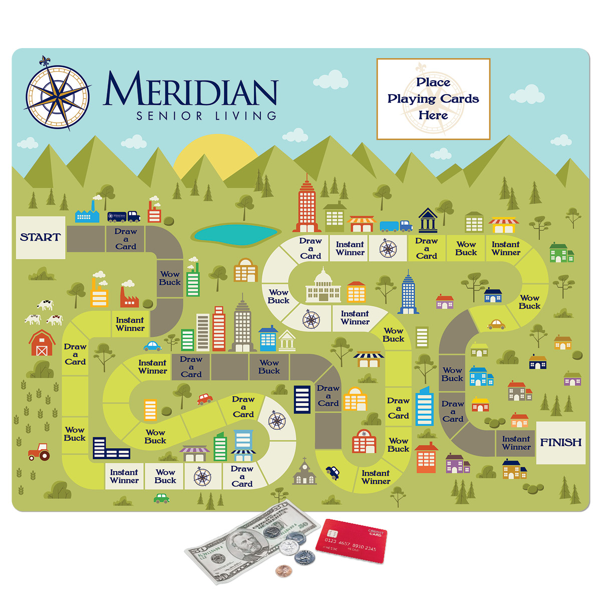 Origin'L Fabric Heavy Duty Fabric Counter Mat-16"x20"x1/16"