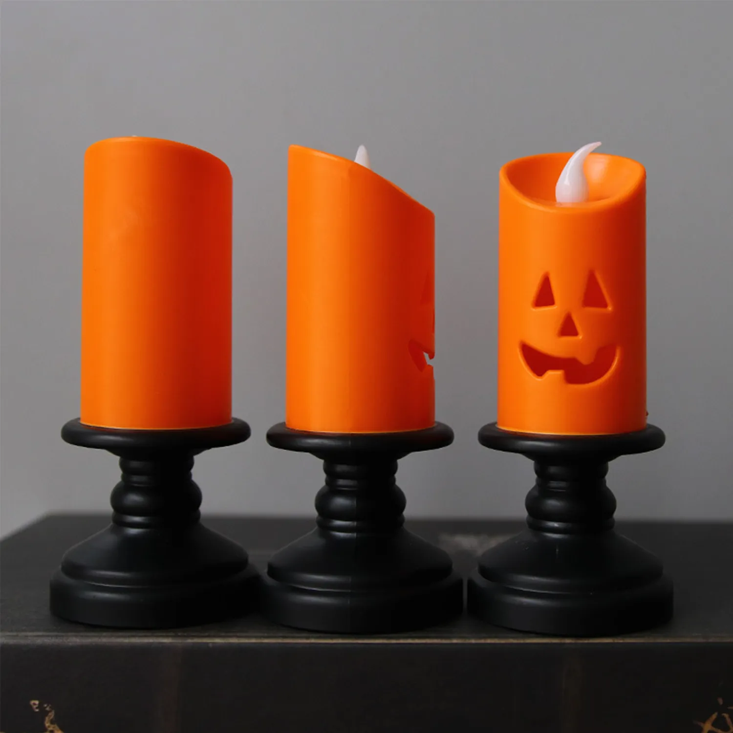 Halloween Creative LED Pumpkin Candle Lamp 3