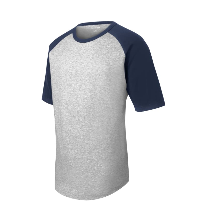 Sport-Tek Short Sleeve Colorblock Raglan Jersey. 24