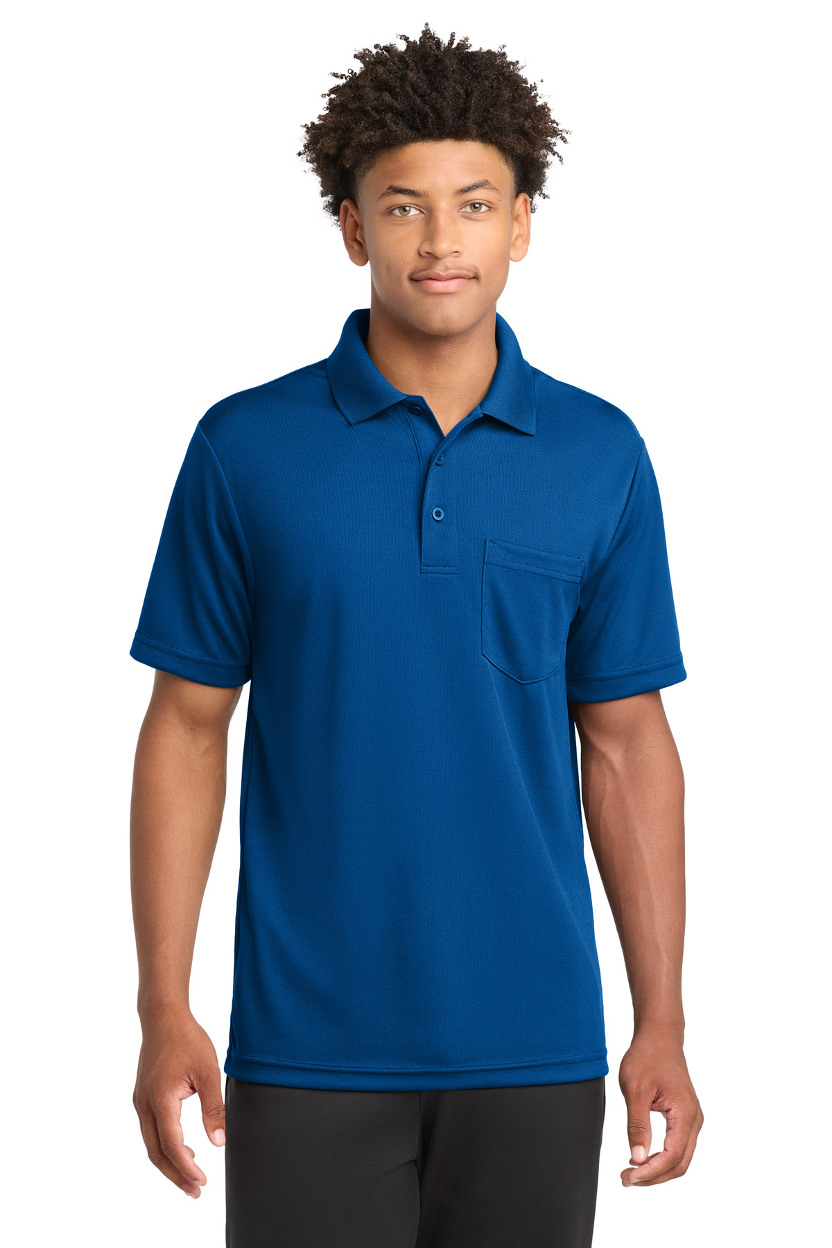 Sport-Tek PosiCharge RacerMesh Pocket Polo. ST640P 57