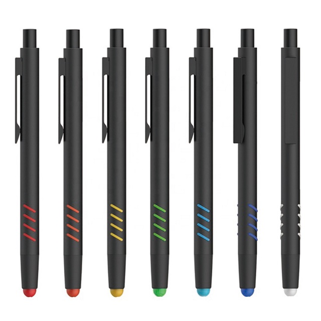 Slim Click Touch Screen Stylus Metal Ballpoint P 4