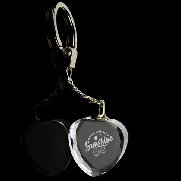 Crystal Heart Keychain 4
