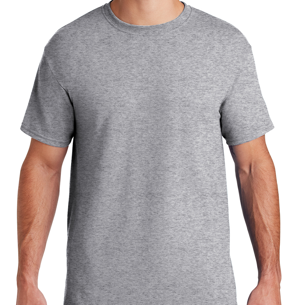 5.6oz 50/50 Cotton / Polyester Preshrunk 12