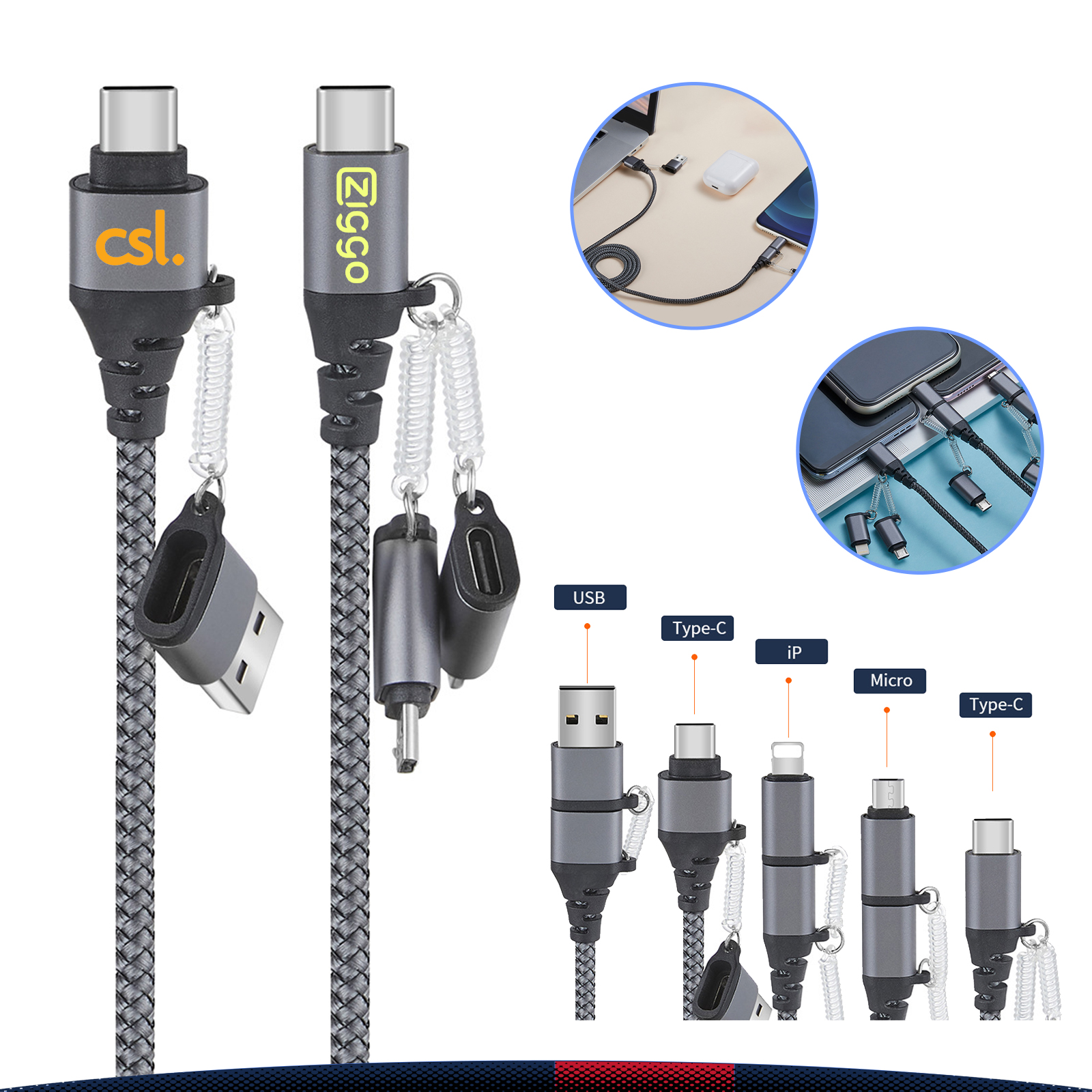 Sentry 5in1 Charging Cable 3