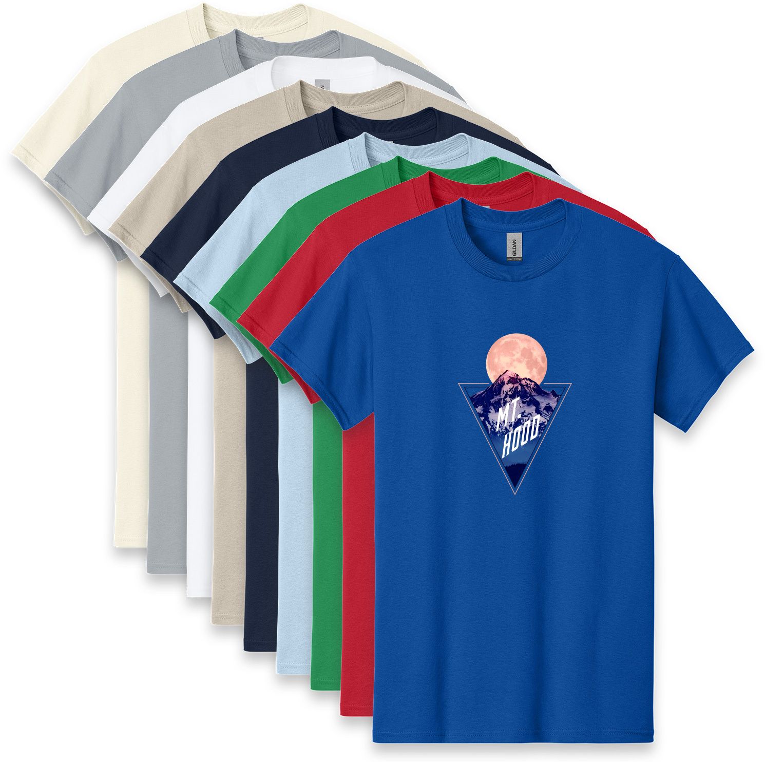 GILDAN HEAVY COTTON T-SHIRT FULL COLOR DTF 18