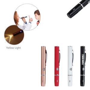 Portable LED Flashlight With Rechargeable Battery And Metal Clip 1