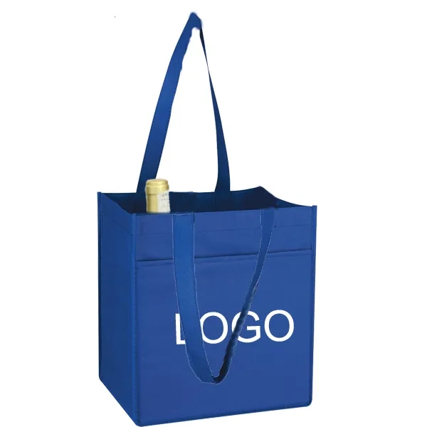 Non-Woven 6 Bottle Wine Tote Bag 4