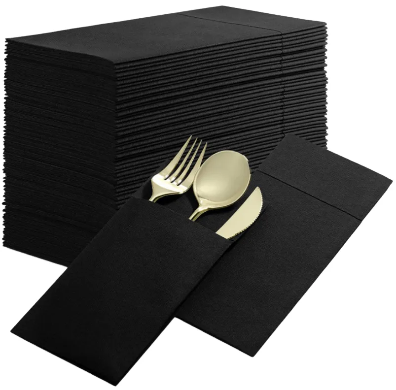Luxury Linen Style Disposable Napkin 2