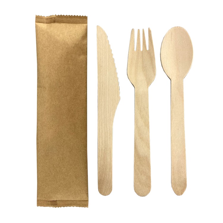 2pcs Wooden Cutlery Set 5