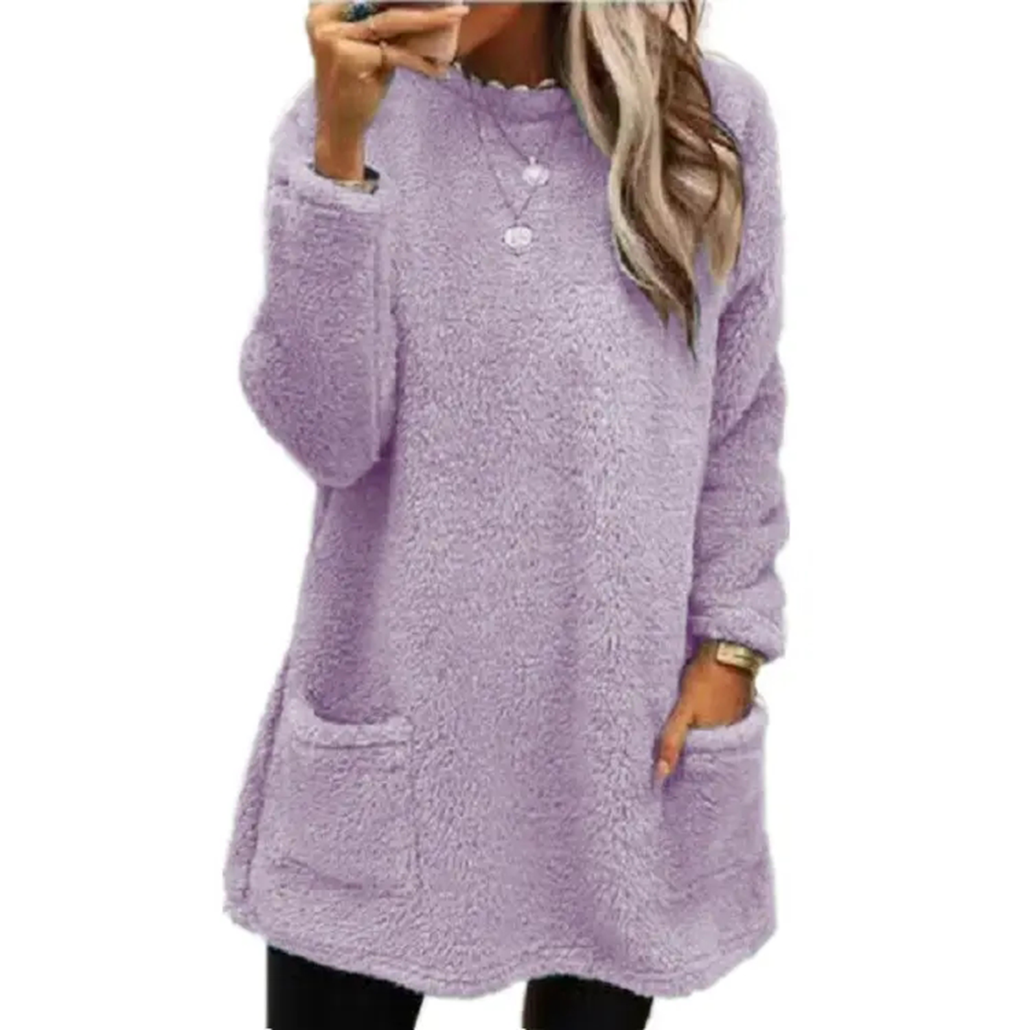 Cozy Cold Print Fleece Pullover Sweatshirt, custom hoodie or sweatshirt with logo imprint 6