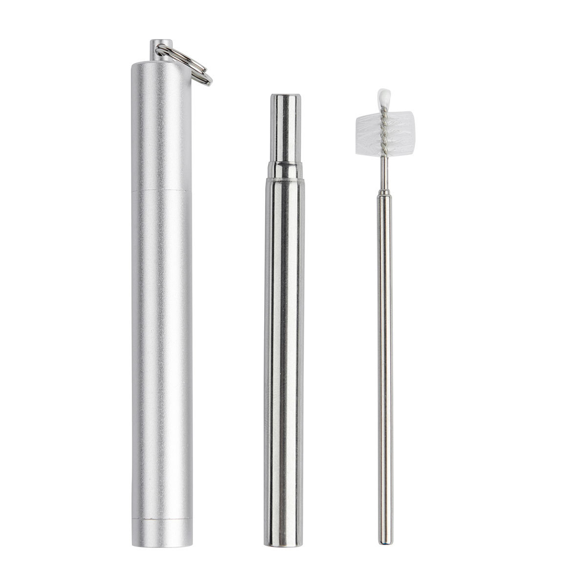 Reusable Collapsible Stainless Steel Straw for Travel 4