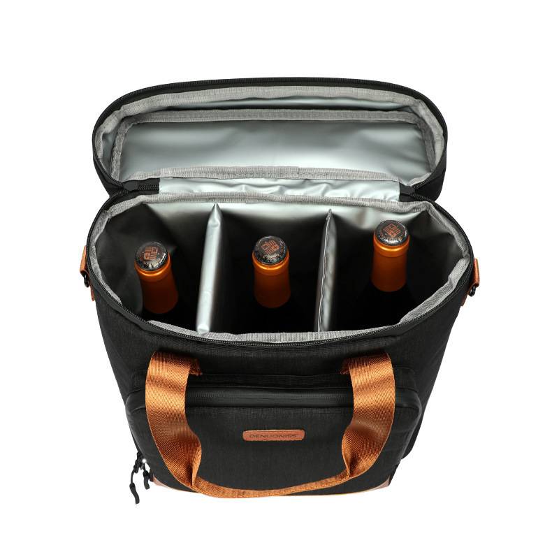 3-Bottle Wine Tote Carrier 3