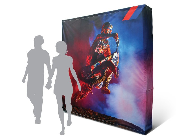 8x8 Straight Pop-Up Wall Display